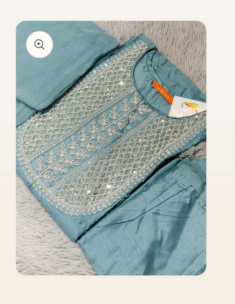 Elegant Embroidered Kurta Set