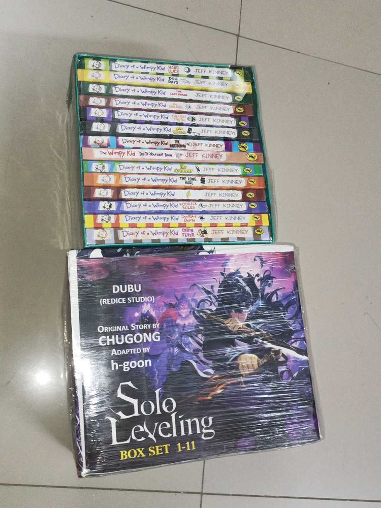 Book Set - Diary of a Wimpy Kid &amp; Solo Leveling