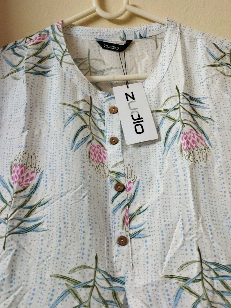 Zudio Floral Print Kurti