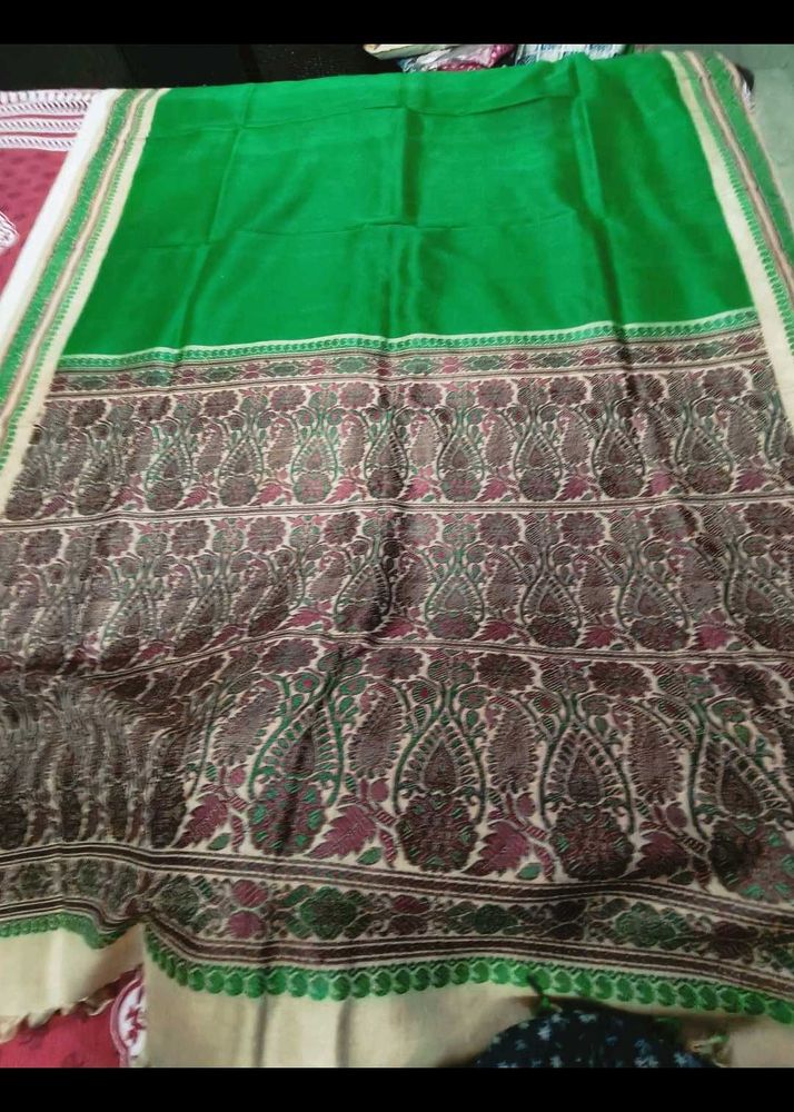 Elegant non zari silk saree