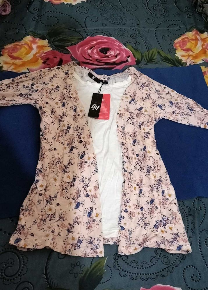 NEW Ladies Twofer Top