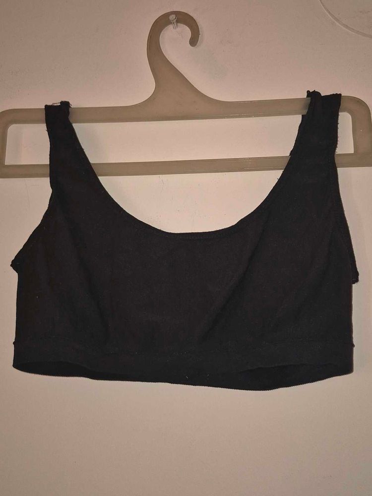 Comfy Black Sports Bra