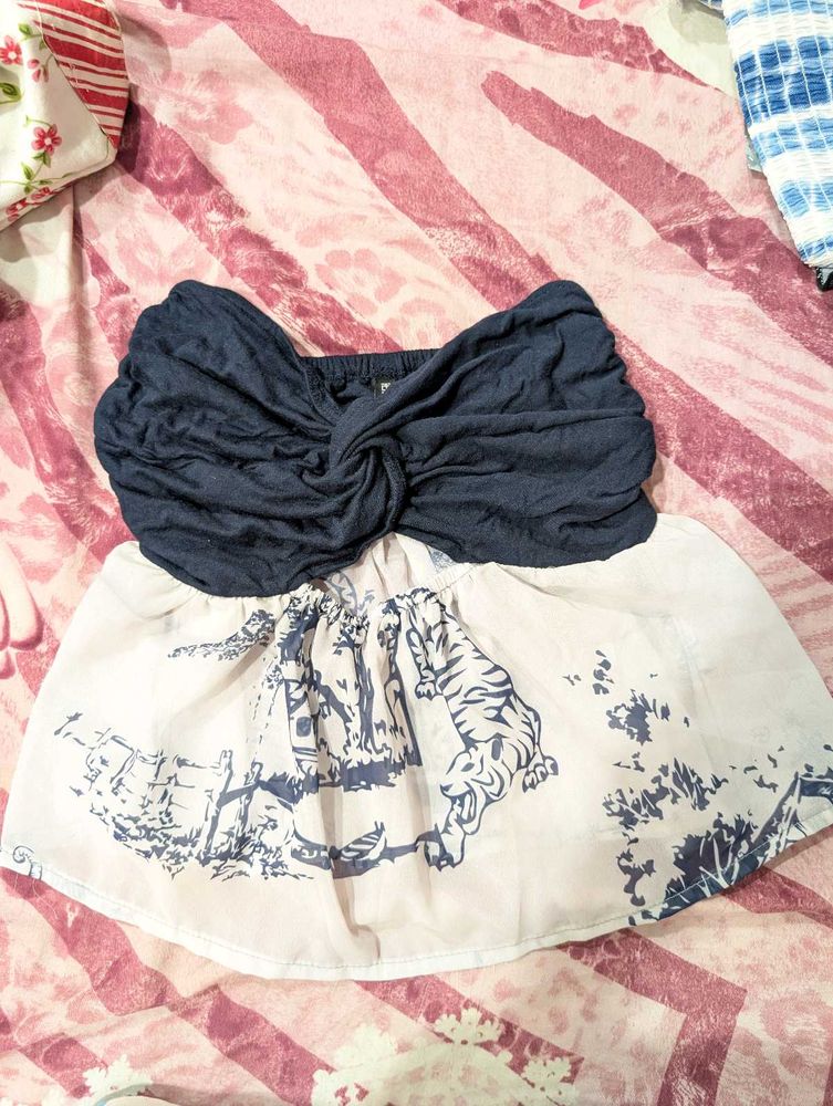 Navy Blue Top