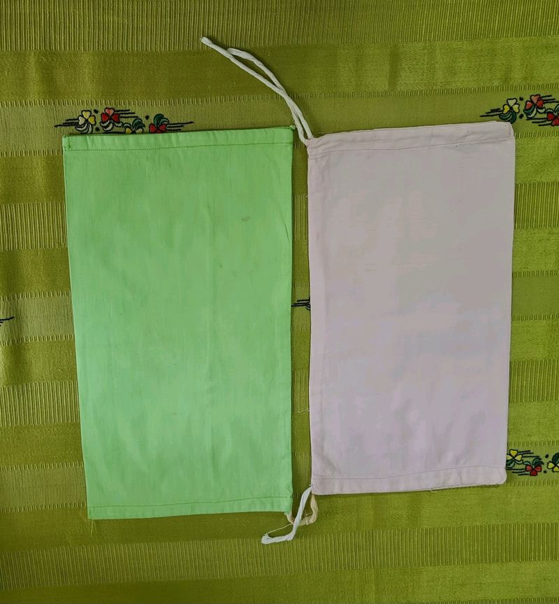 Pink &amp; Green Small Round Pillow or Bolster Covers