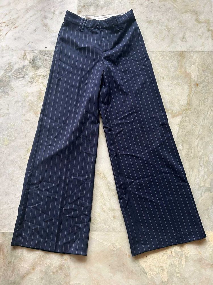 H&amp;M Striped Wide Leg Pants