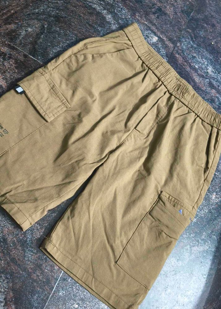 Khaki Cargo Shorts
