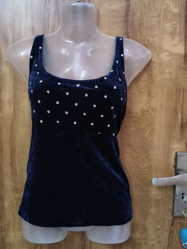 GAP😍BRAND NEW 💝 💖 Navy Velvet Tank Top