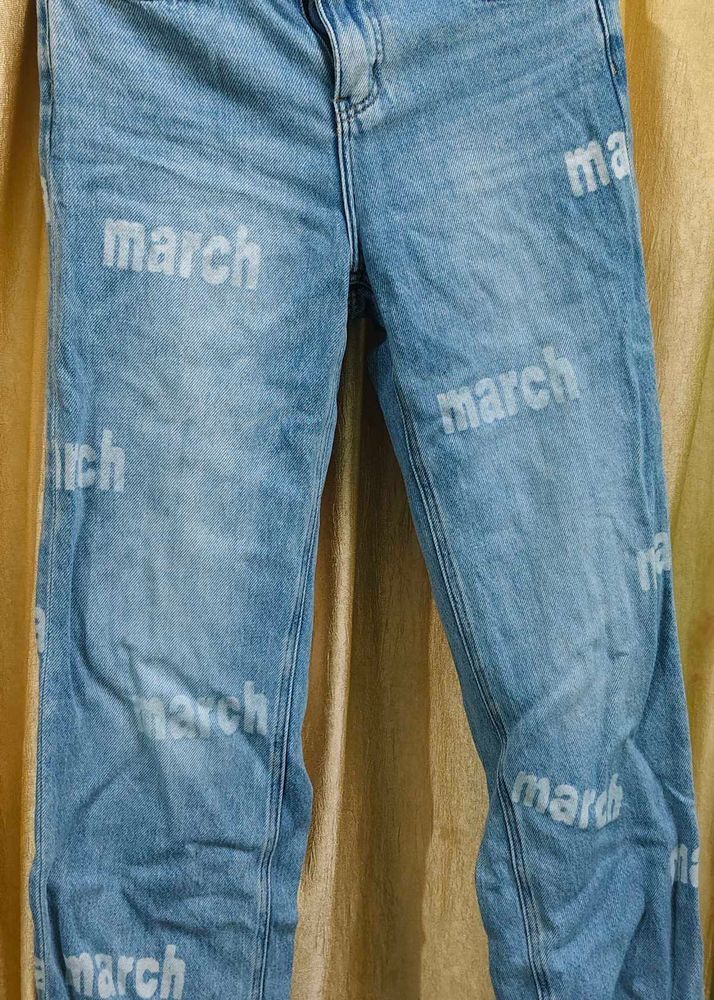 March Printed Jeans
