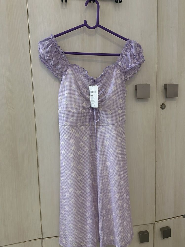 Lavender Short Dress