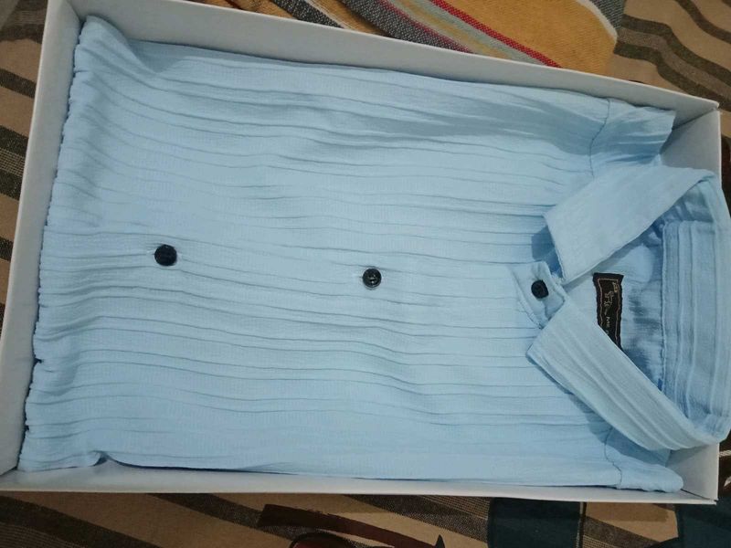 Popcorn Men Shirt Textured