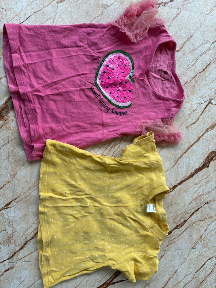 Girls' Cute T-Shirt Bundle combo