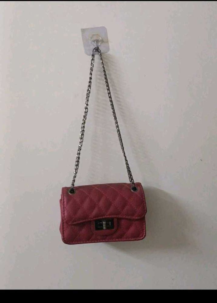 Burgundy Shoulder Bag