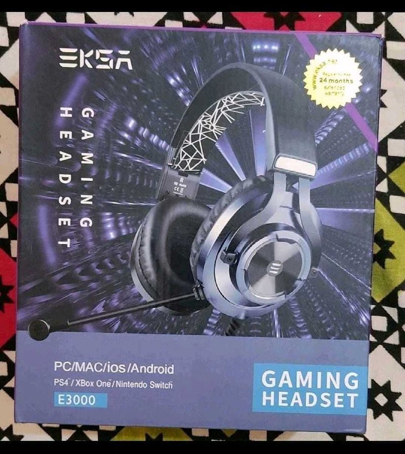 New Unused EKSA E3000 Gaming Wired Headset