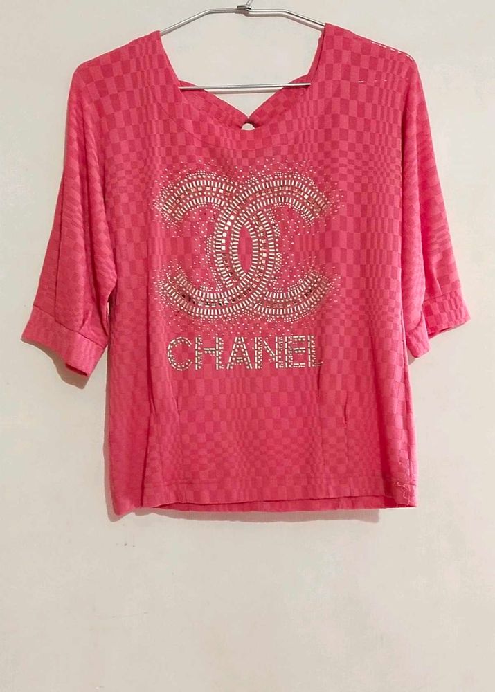 Pink Chanel T-Shirt