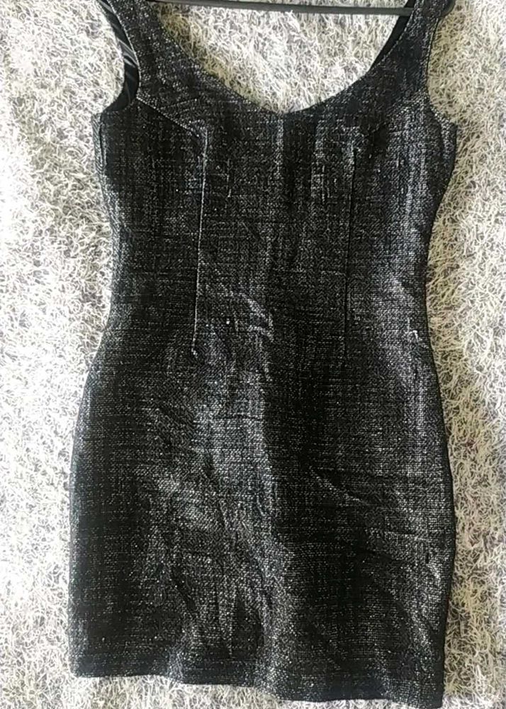 Sparkly Black Bodycon Dress