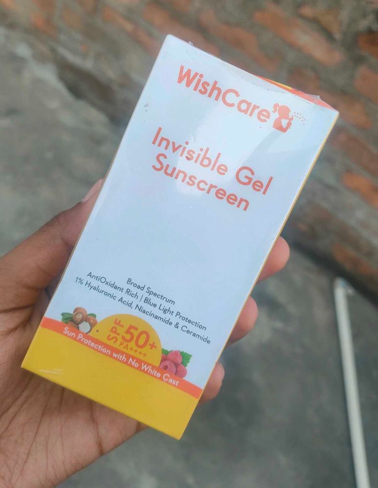 Wishcare Invisible Gel Sunscreen