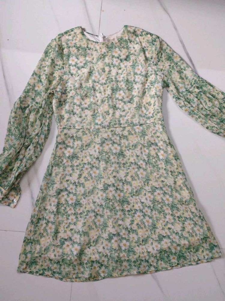 Floral Print Mini Dress