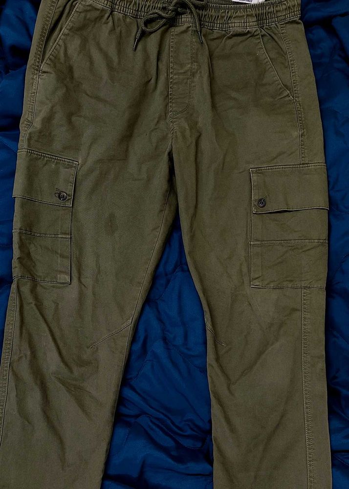 Olive Green Cargo Pants