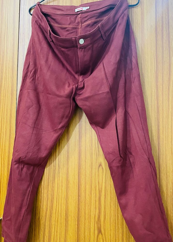 Honey By Pantaloon Skinny Mid Length Trouser
