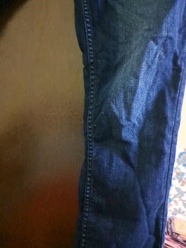 Dark Blue Denim Jeans