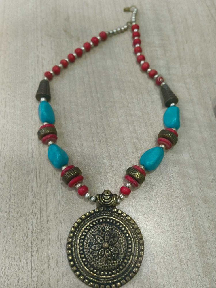 Beaded Statement Necklace