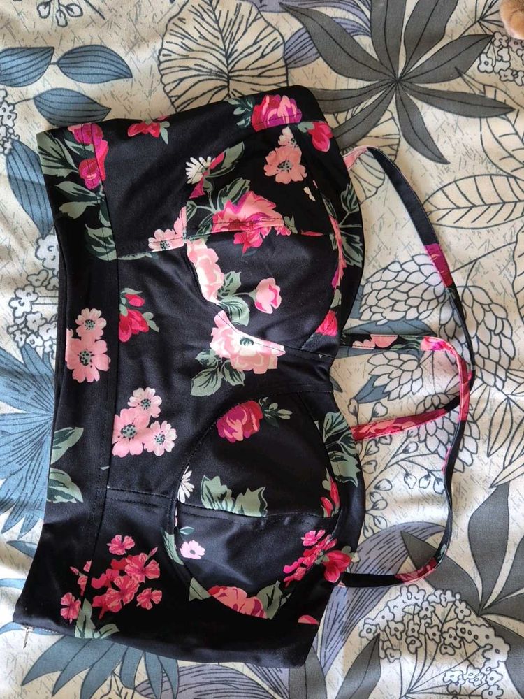 Floral Bustier Top