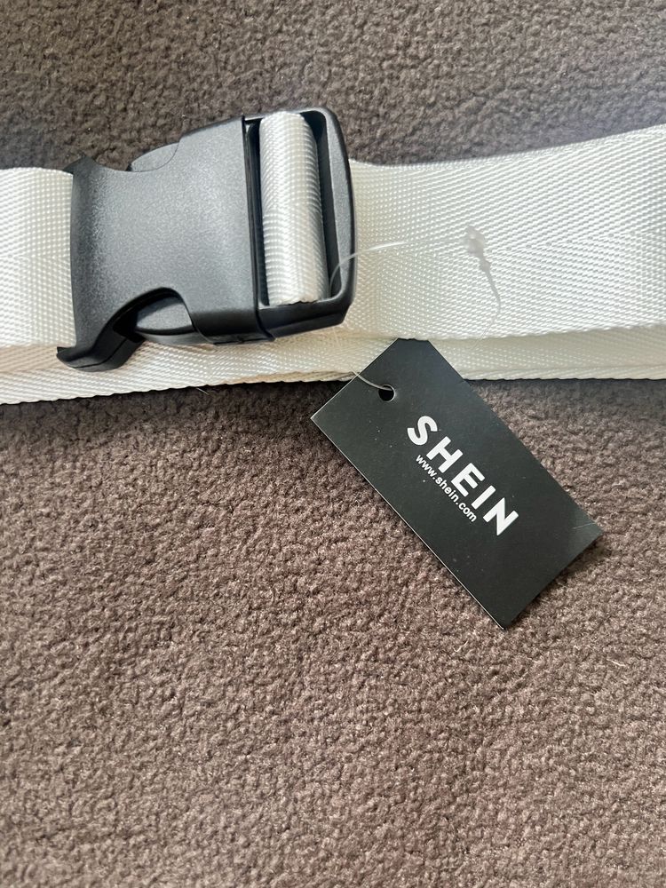 White Buckle Belt