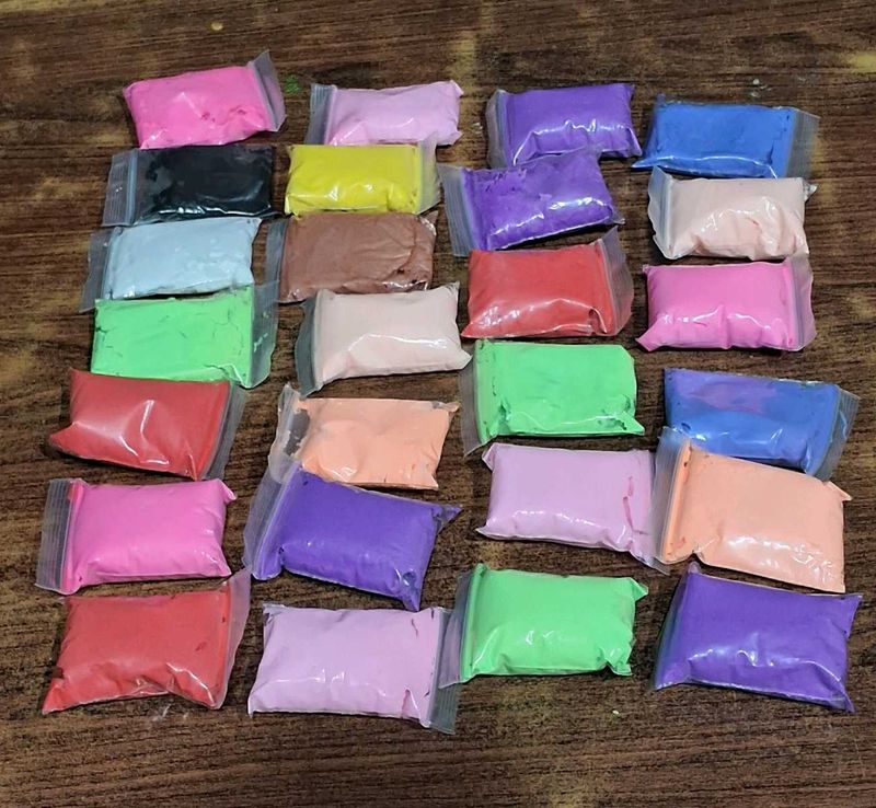 25 Pack of Colorful Clay Set For kids