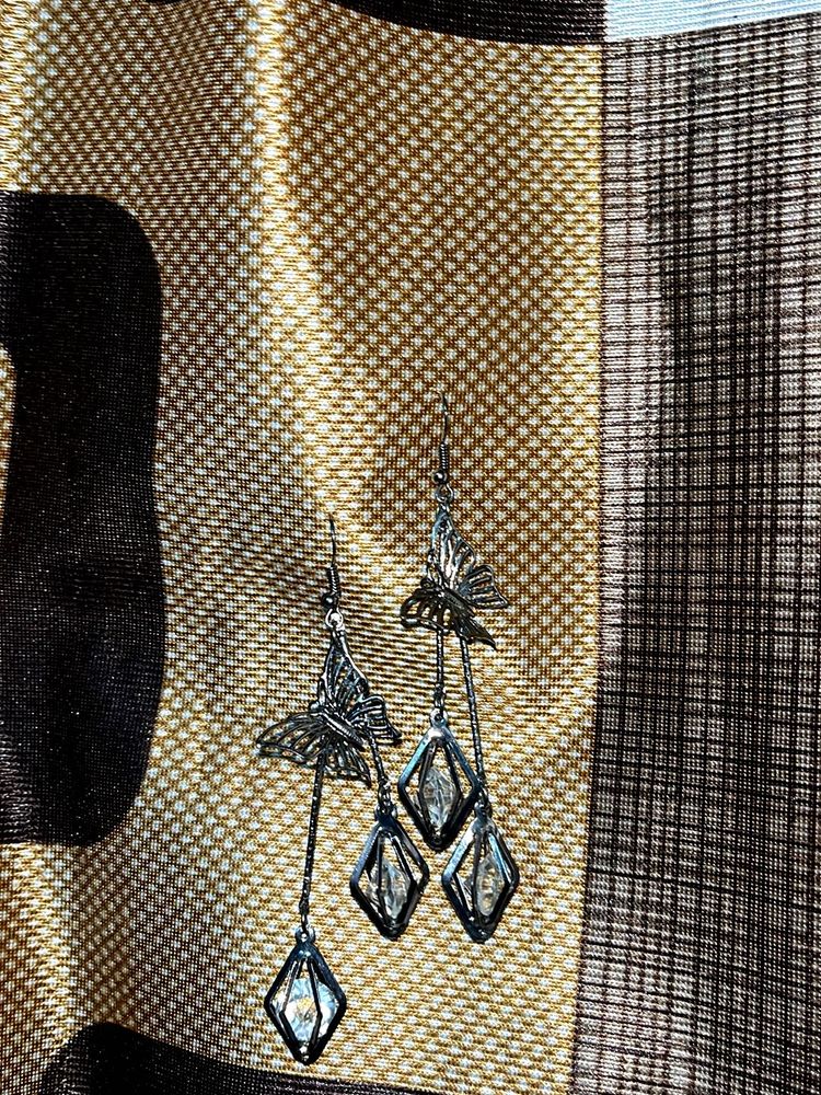 Butterfly Drop Earrings