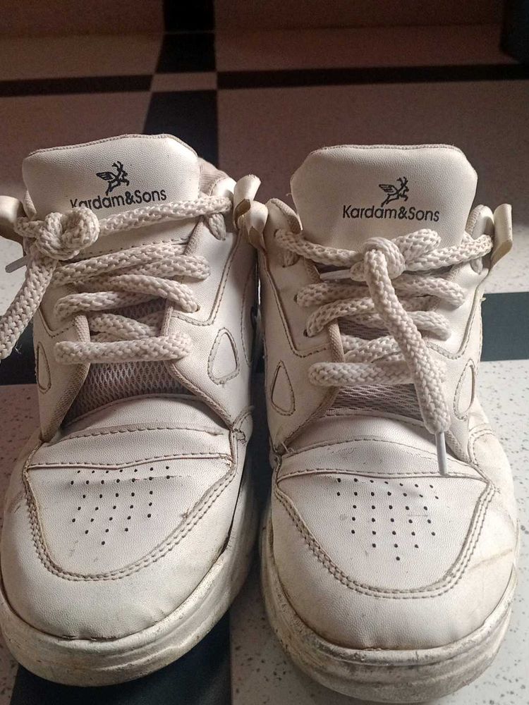 Kardam&amp;Sons Vintage White Sneakers