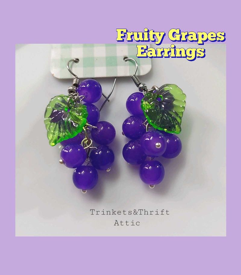 Fruity Grapes Earrings