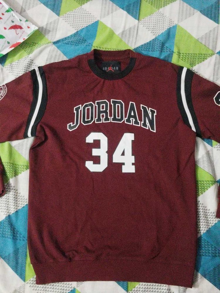 Jordan 34 Maroon Sweatshirt