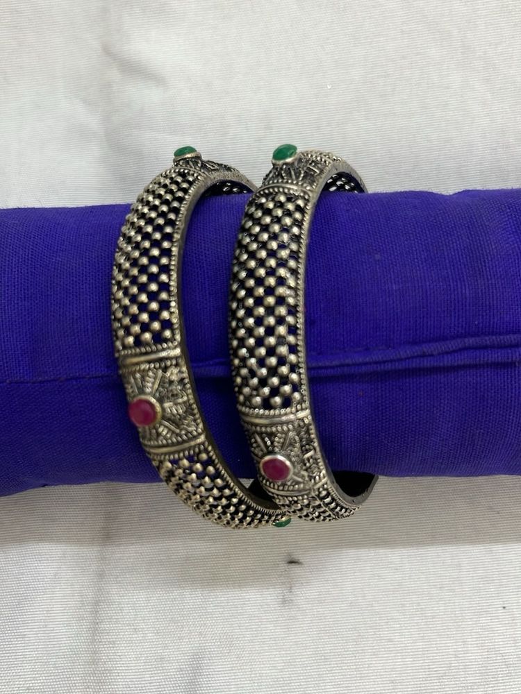 Oxidized Bangles - Set of 2