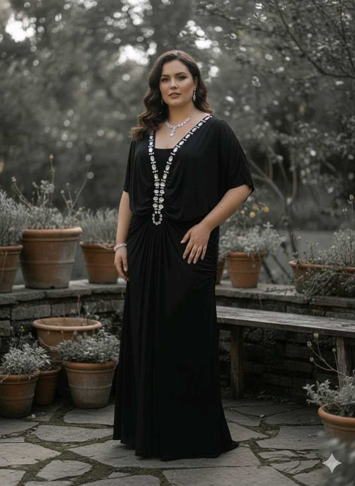 Elegant Black Maxi Dress