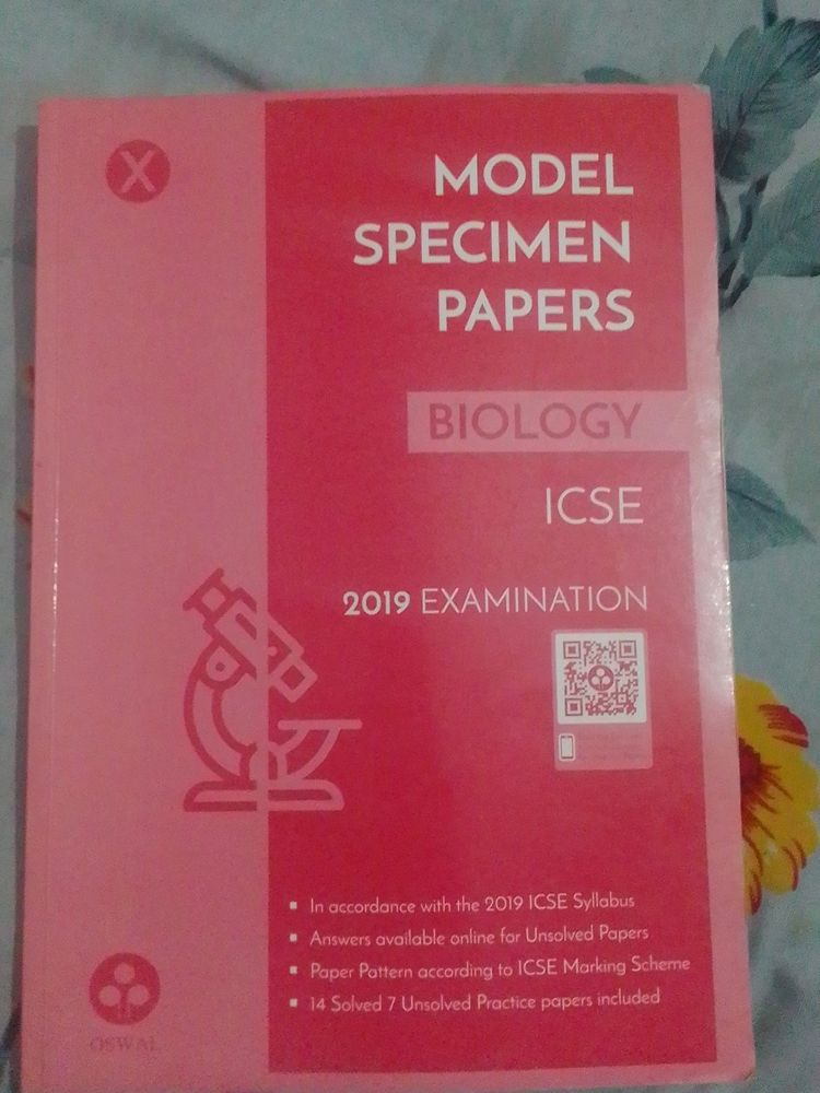 Model Specimen Papers ICSE(Biology)