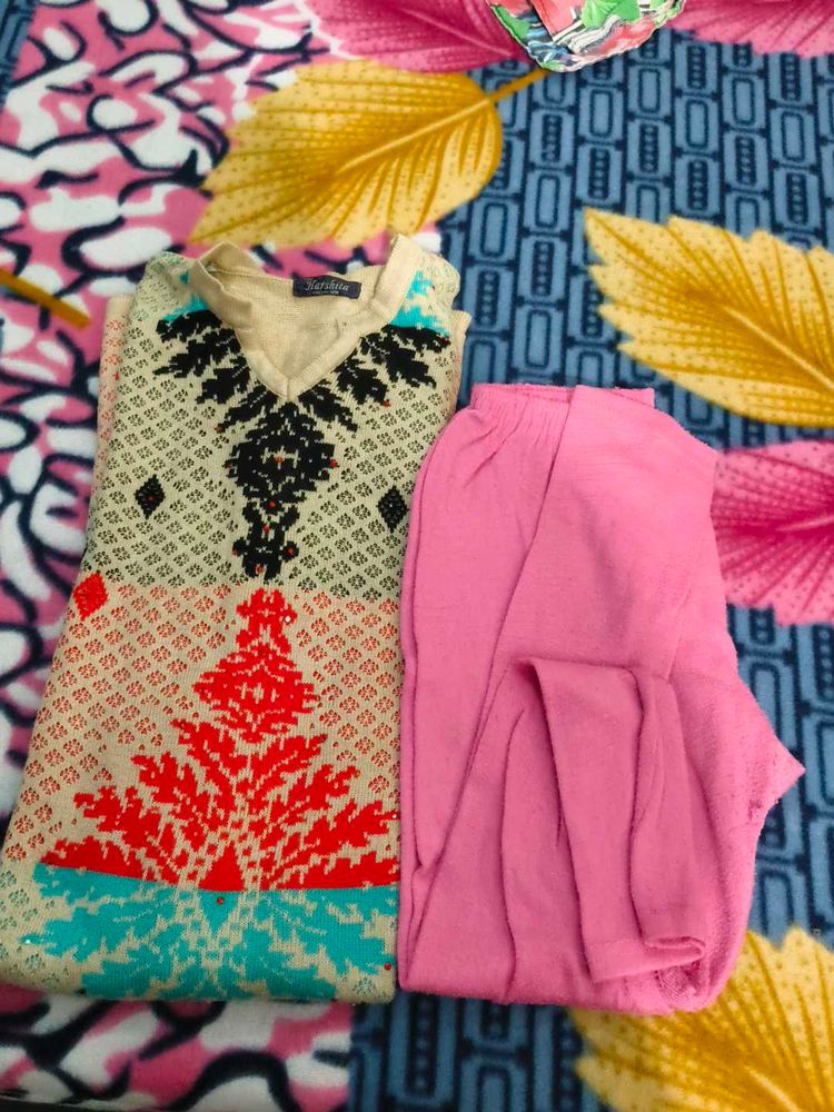 Embroidered Kurta Set