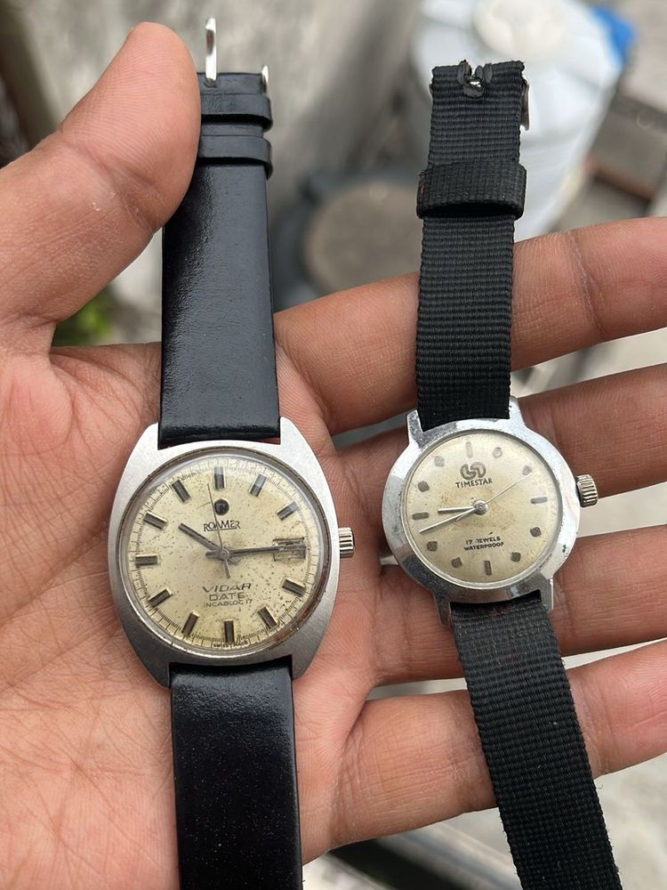 Roamer Vidar  And Timestar Vintage Watch Combo