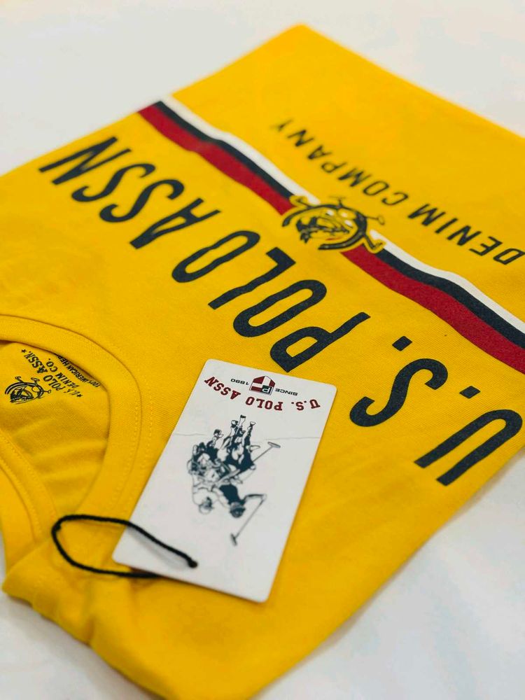 U.S. Polo Assn. Yellow Tee