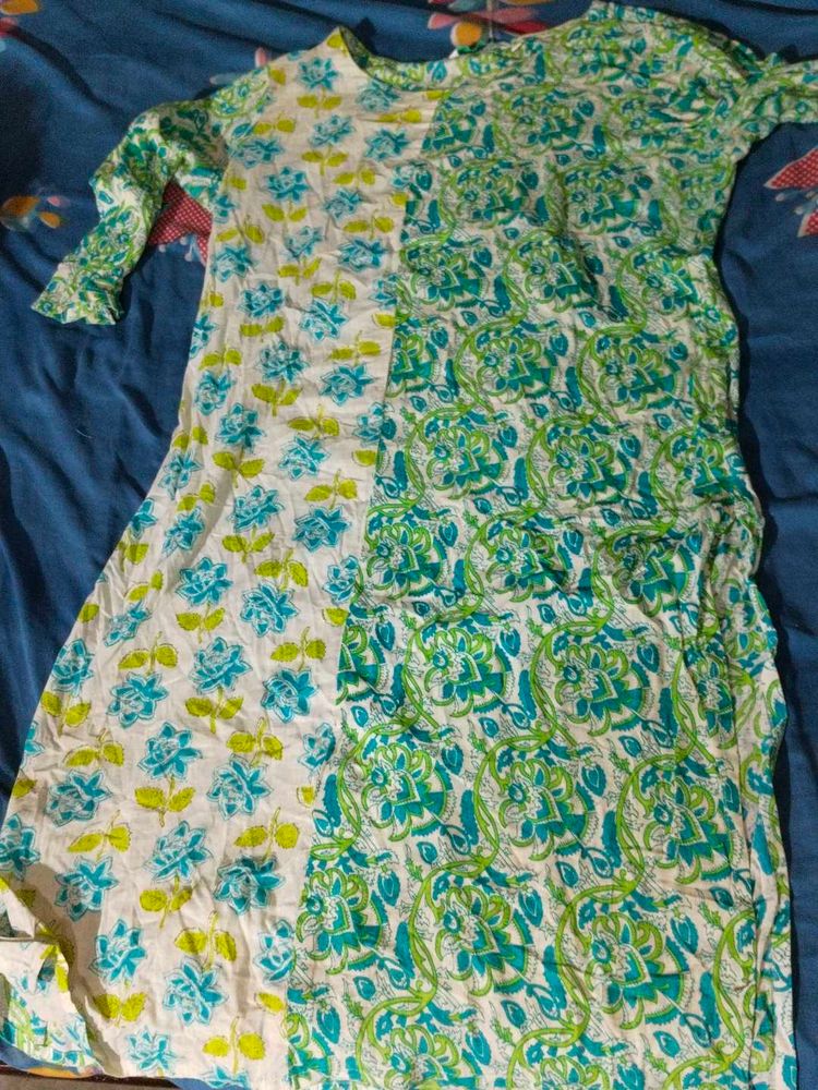 Floral Print Kurta