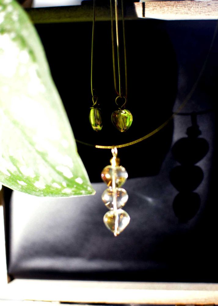 Iridescent Heart Pendant
