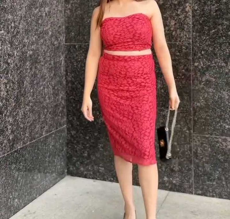 Red Co-ord  Set