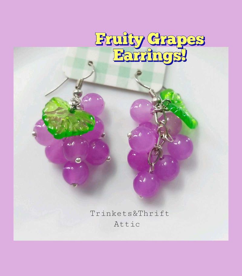 Fruity Grapes Earrings