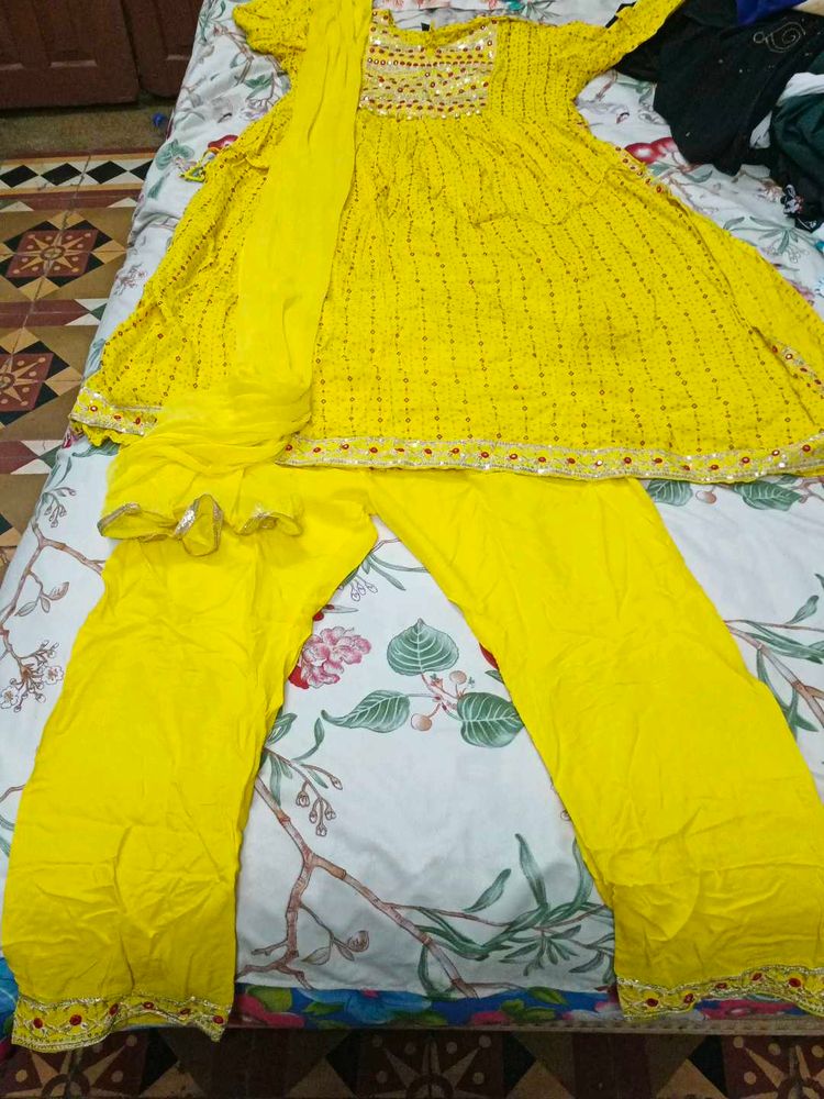 Yellow Kurta Set
