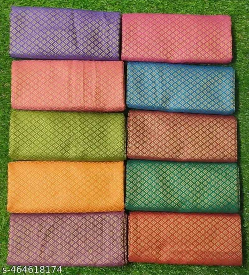 mixed colour blouse piece 100 Quantity