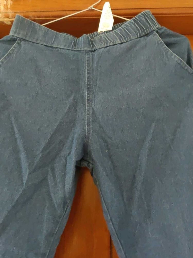 Comfy Blue Denim Pants