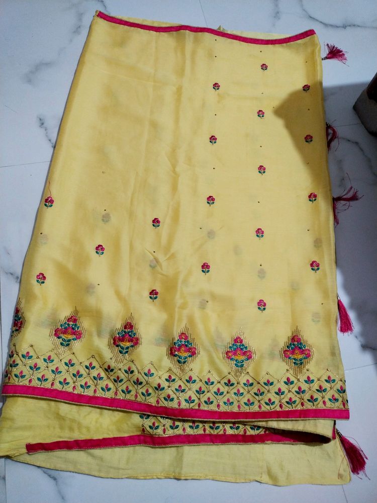 Haldi Colour Saree