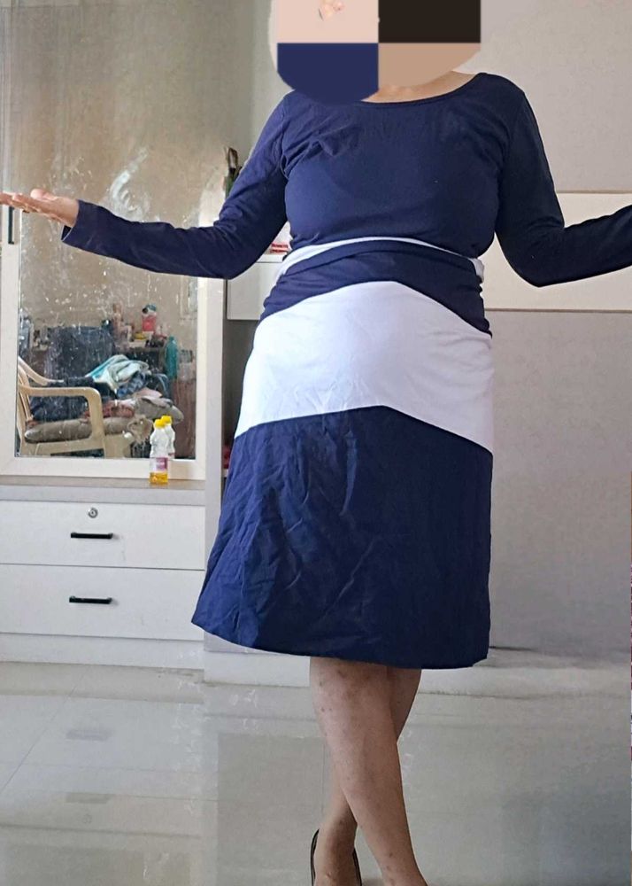 Navy Blue Maxi Full