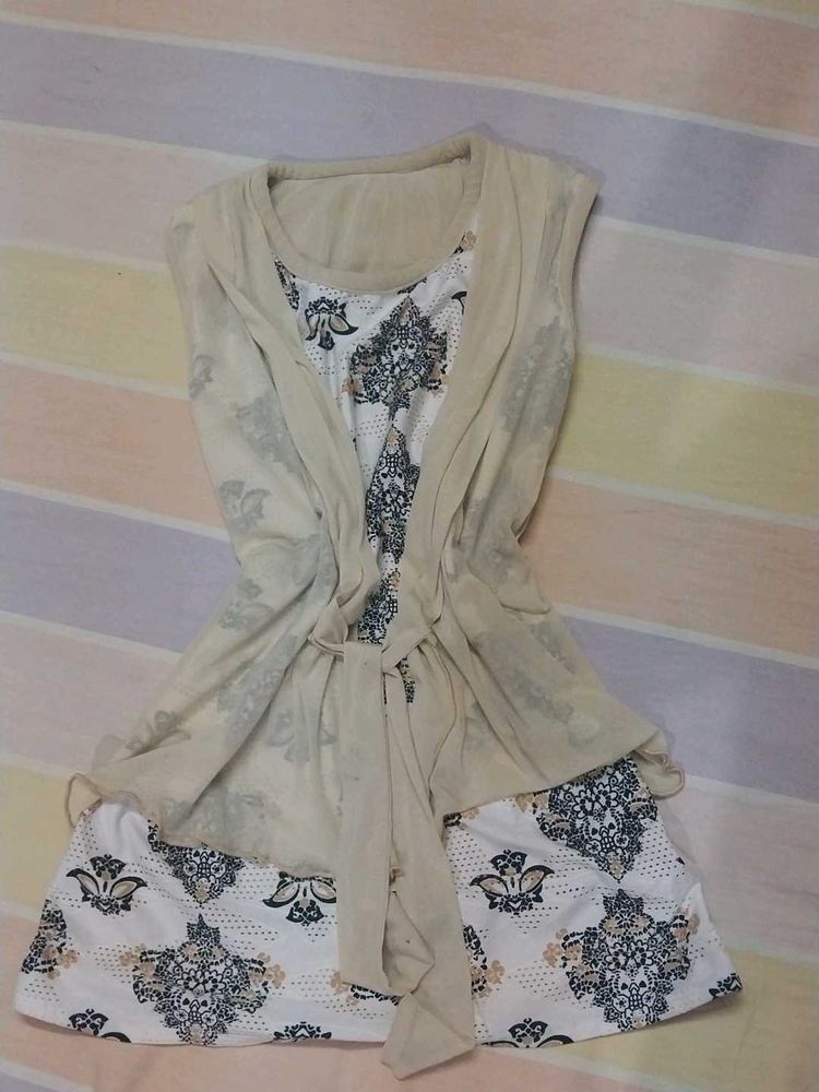 Cute Dress with Shrug