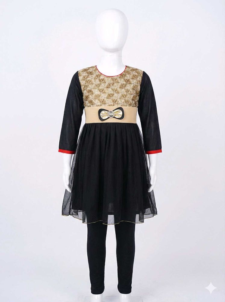 Cute Black &amp; Gold Party Dress
