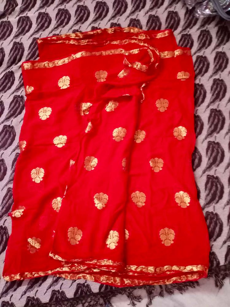 Beautiful Red Saree